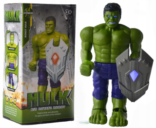 HULK - Veľký figúrka HULK chodí na zvuk projektora