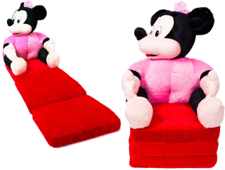 Šmolkovia - Big Pouf Pohodlné skladacie sedadlo Smerf XXL 5W1