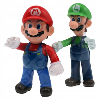 Super Mario - Veľké čísla Mario a Luigi 2ks 12cm Candle _bility