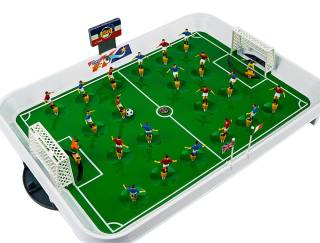 Veľkú pružinovým tablelays XXL 22 futbalistov