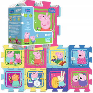 Pepa Pig - Veľké puzzle Puzzle Peppa Mata 118 x 60 cm