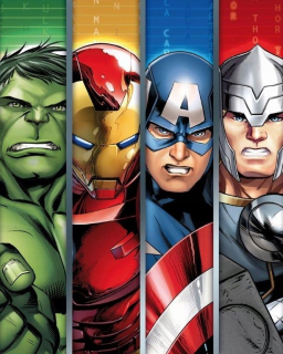 HULK - Big Avengers deka Hulk Thor Iron Man 120x150