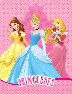 Veľká fleece deka princezná disney princezná