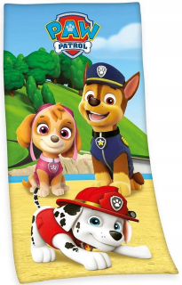 PAW Patrol - Veľký kúpeľový uterák psi hliadka Peacock pre dieťa