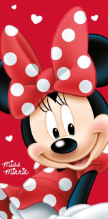 Minnie Mouse - Veľký Minnie Mickey Beach Uterák Mickey Mouse