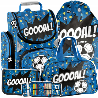 Aktovka školská taška - Veľká škola Satchel Satchel Boy Futbal
