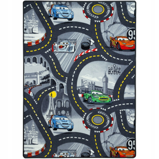Detský koberec - Preteky automobilov Disney Cars 200x180