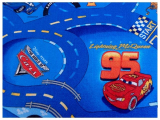 McQueen - Disney Cars Cars Cars Strreets Mata Deti 190x140 áut