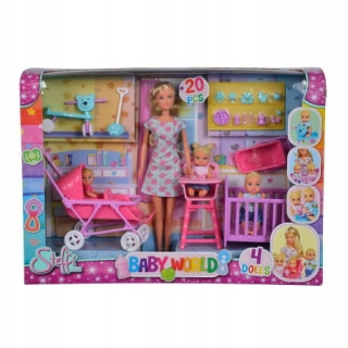STEFFI bábika - Detská izba Set 5736350 Simba