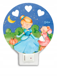 Popoluška - Decori night lampy cinderella. Junior 12