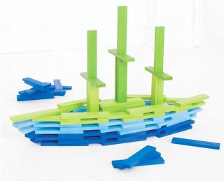 TRANSFORMERS - Farebné drevené tehly bigjigs hračky
