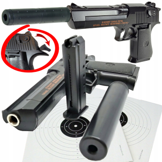 Detská pištoľ - Kovová pištoľ Desert Eagle pre pušku guličiek