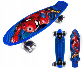 SPIDERMAN - Skateboard Flashle Spider-Man vysoko kvalitné svetlo