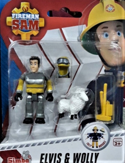 Požiarnik Sam  - Dickie Firefighter Sam 2 Obrázky Elvis a Wolly