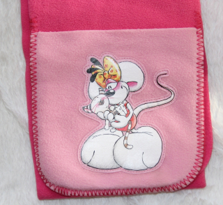 Pepa Pig - Diddl Mouse Pink Cap and Scarf Thread Smyk