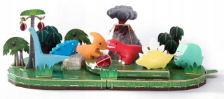 ⭐Dinosaur HalfToys - 6 skladacích magnetických dinosaurov⭐