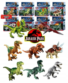Jurský svet - Dinosaury Blue Indominus Jurassic Figurines X8