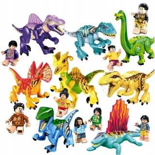 Jurský svet - Dinosaury Indominus Jurassic Figurines 8ks