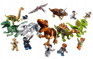 Jurský svet - Dinosaury Set 16 Jurassic Park World Klocki