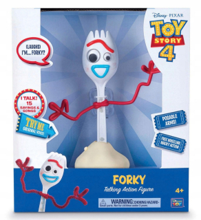 MTW Toys športová figúrka pre Disney Pixar Toy Story 4-Forkie, pohyblivá a hovoriaca figúra, cca 20