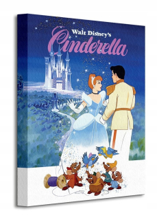 Popoluška - Disney Cinder Beach Cinderella Canvasfotografia 30x40cm
