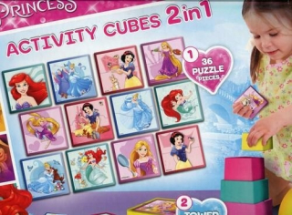 Disney Princess Activity Cubes 2N1 Age 2-5
