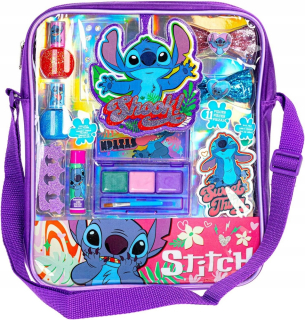 Disney Stitch Bag, súprava detskej kozmetiky, premena