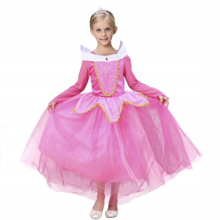 Disney princezná šaty s dlhým rukávom kostým140