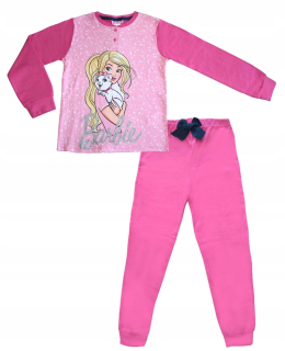 Barbie - Dlhé teplé bavlnené pyžamát mattel Barbie