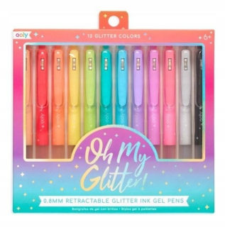 Gélové perá s Glitter Oh My Glitter 12 KOL