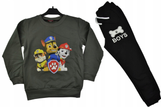PAW Patrol - DRES PSI PATROL grafit, bavlna ROZ.128