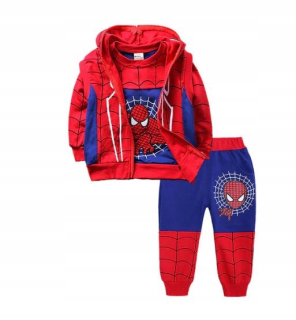 SPIDERMAN - Spiderman Dress nohavice mikina vesta 3ks