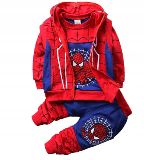 SPIDERMAN - Dres Spiderman Set 3 Časti 104