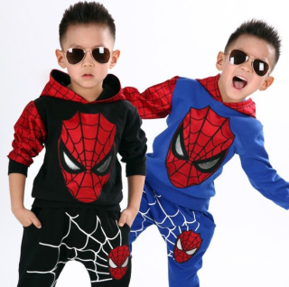 SPIDERMAN - Nohavice nohavice + mikina Spiderman Outfit ROZ 140