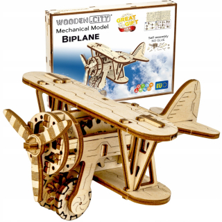 3D puzzle lietadlo - Dvojplošník