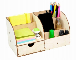 Drevený organizátor na stole Arcus Toolbox