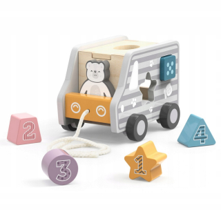 Drevené Ťahacie Auto Viga Toys