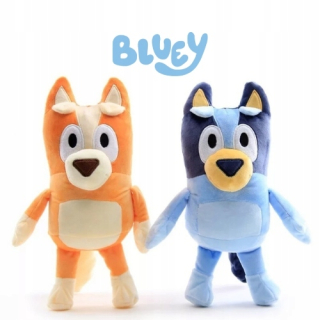 BING A PRIATELIA - Veľké maskoti 28cm Bluey a Bingo Plushy 2ks Hit