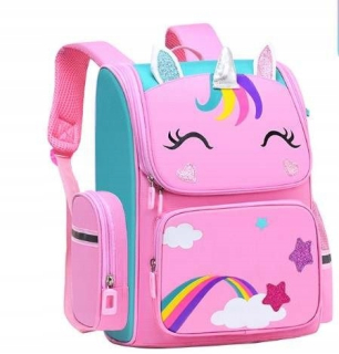 Školský batoh - Veľký ružový batoh Unicorn