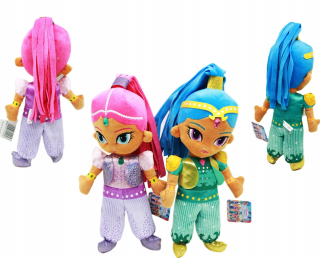 Shimmer a Shine - Dvaja maskoti bábika bábika shimmer a lesk 35 cm
