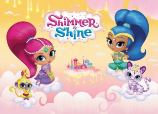 Shimmer a Shine - Koberec pre deti Soft 100x150 Shimmer & Shine