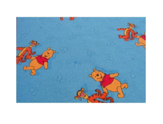 Medvedík Pú - Detský koberec 77x300 Winnie The Pooh Blue