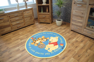 Medvedík Pú - Detský koberec Winnie Puchat Koło 140 BP407 # DI042
