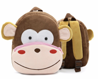 Detský batoh - Detský plush batoh 3D opice # 15