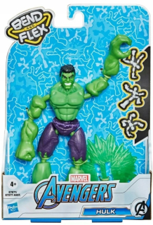 HULK - E7871 Hasbro Avengers Bend a Flex Hulk