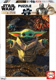 STAR WARS - Educa Puzzle Star Wars Mandalorian Baby Yoda 1000