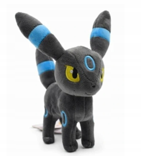 Eevee shiny umbreon pokemon maskot plyš 20cm