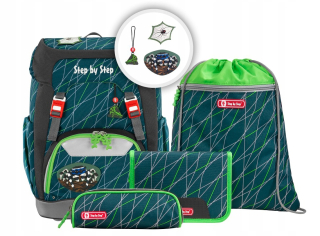 Školská taška - batoh, set, zostava - Eco Schoolbag Hama Grade Spider Kit