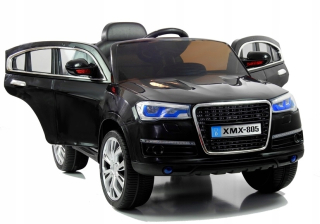 Elegantné auto na batériu pre deti čierne