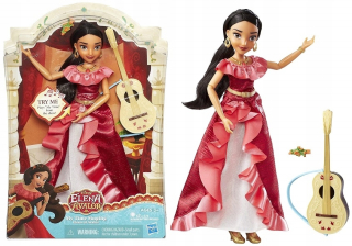 ELENA z Avaloru Bábika Spieva Gitara Disney B7912